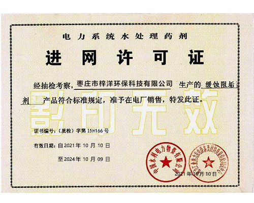 入网许可证